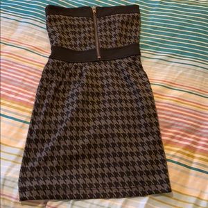 Dolce & Gabbana Houndstooth Tube Dress w. Pockets!